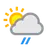 Patchy rain nearby