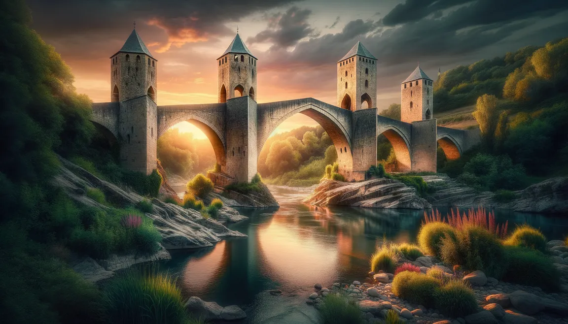 Ślady historii w Cahors: od rzymskich ruin po średniowieczne mosty