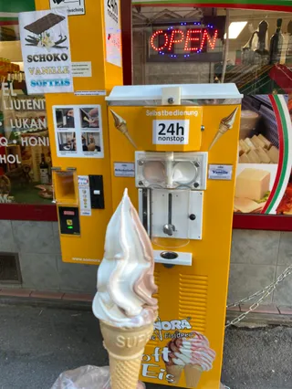 Softeis-Zauber Wien, Selbstbedienung am Wiener Prater