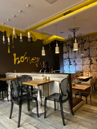 Honey. Cafe-confectionary