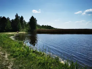 Plaża nad jeziorem Kleszczów