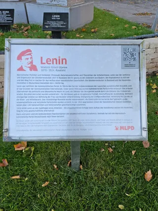 Denkmal Lenin und Karl Marx