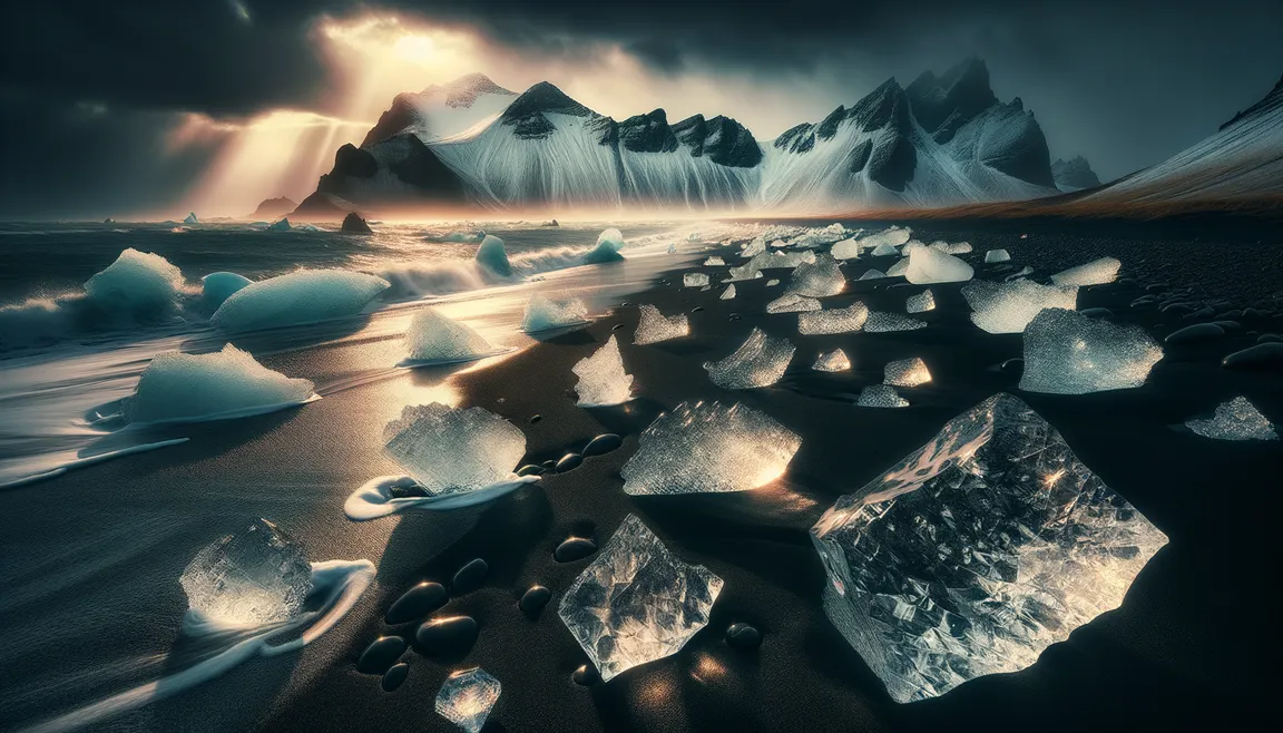 Diamond beach? Such wonders only in Iceland