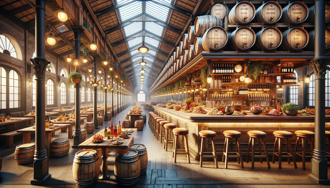 An Italian pub in London with unlimited wine. Sound good? Well then you have to go there!