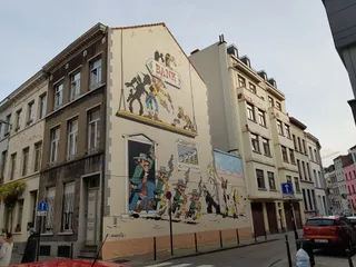 Asterix en Obelix - Stripmuur - Straatkunst