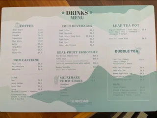 The Boulevard Cafe on the lake