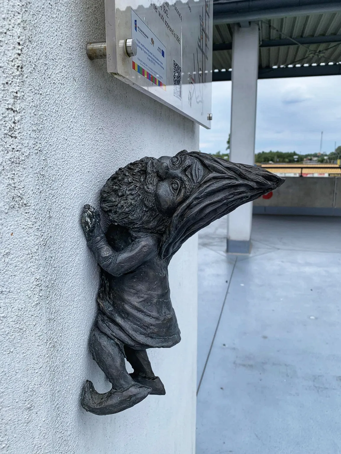 Krasnal Żagiewka - Stadion Wigry Suwałki - Nr 1 Szlak Krasnali w Suwałkach