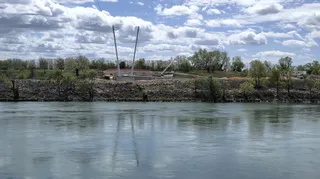 Balade barrage la Barthelasse