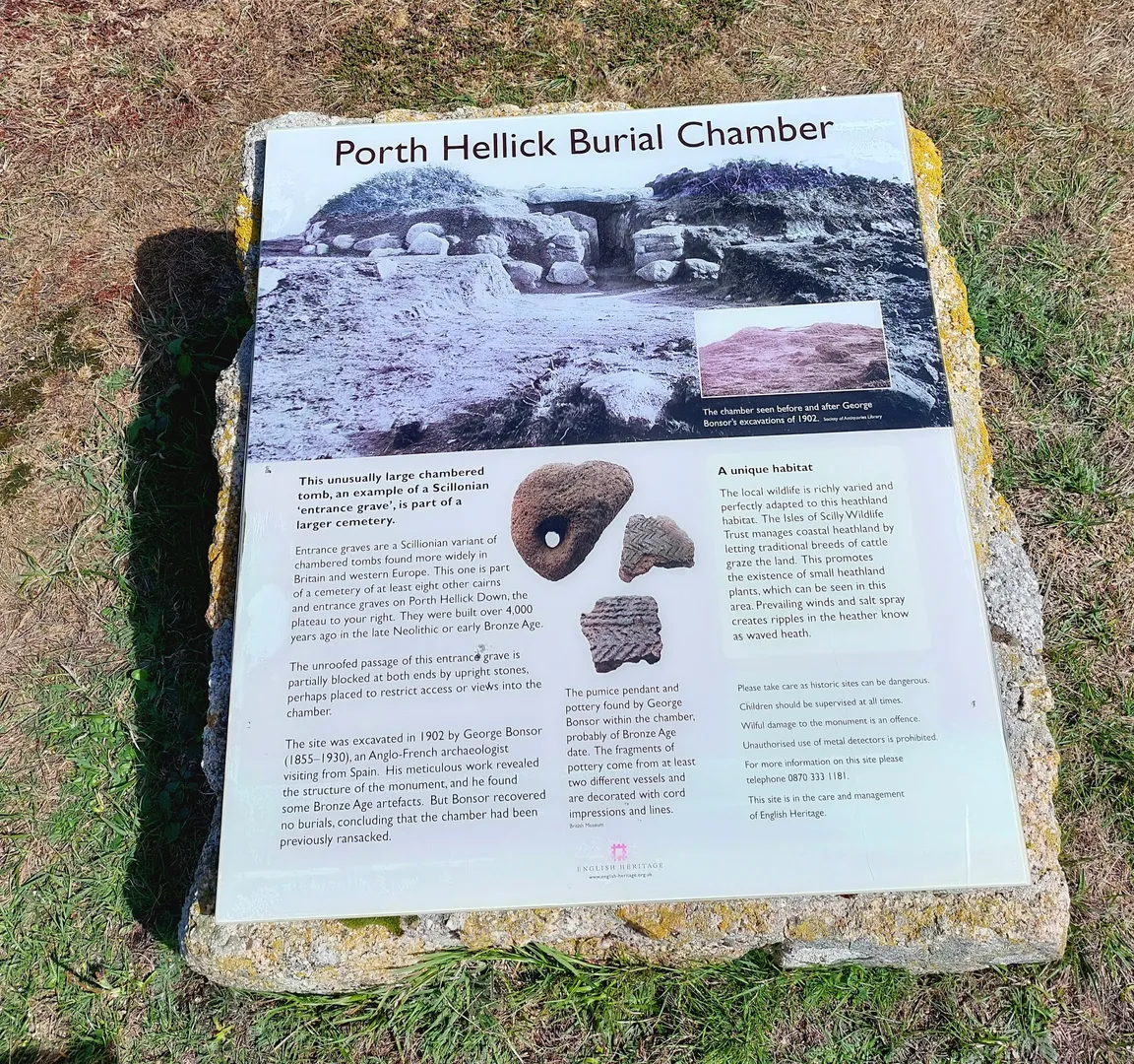 Porth Hellick Down Burial Chamber