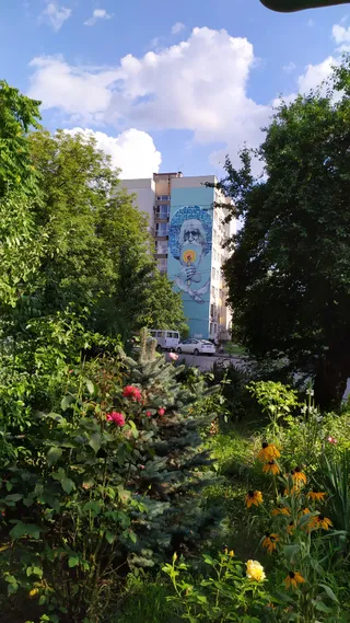Grandpa Dobri Mural by Nasimo @