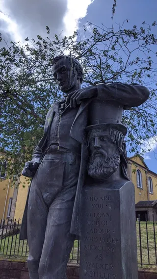 Statue of Johnnie Walker