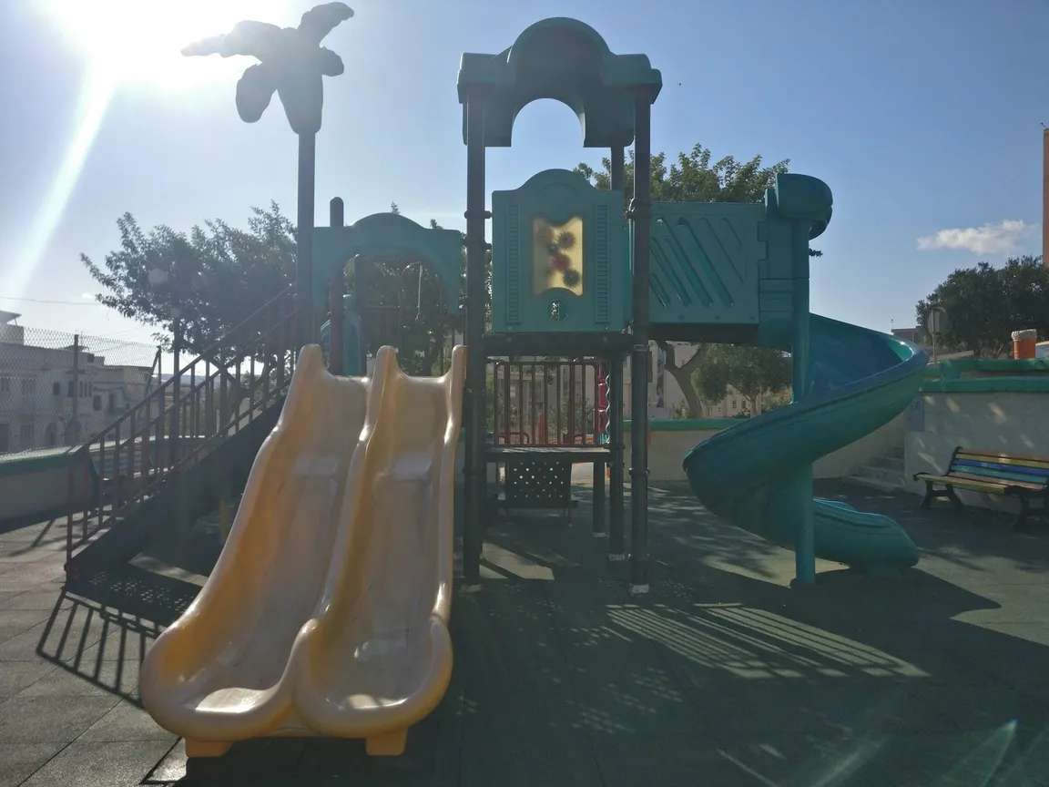 Playground & adult fitness area