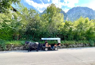 Steiler Aufgang zum Schlossneuschwanstein