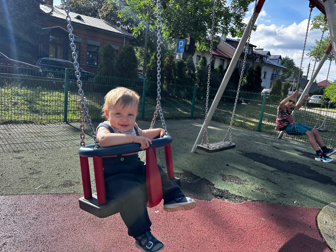 Park miejski - place zabaw