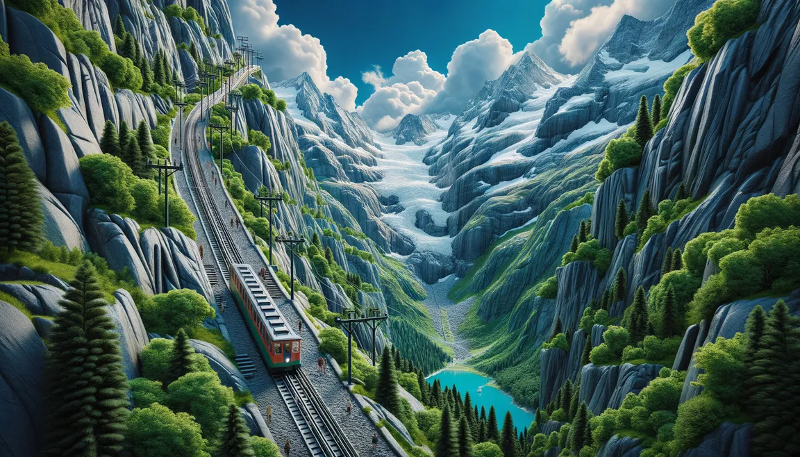 Spektakularna przejażdżka kolejką Gelmerbahn: odkryj piękno szwajcarskich Alp