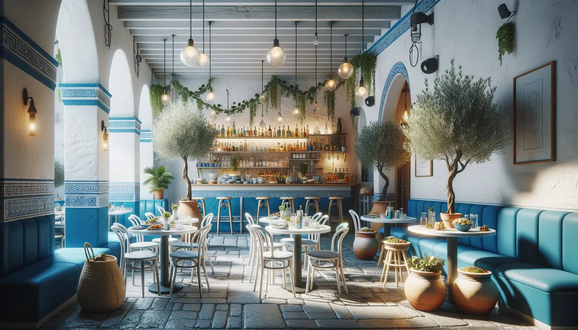 Nothing will transport a person as quickly from London to Greece as Pyro Restaurant