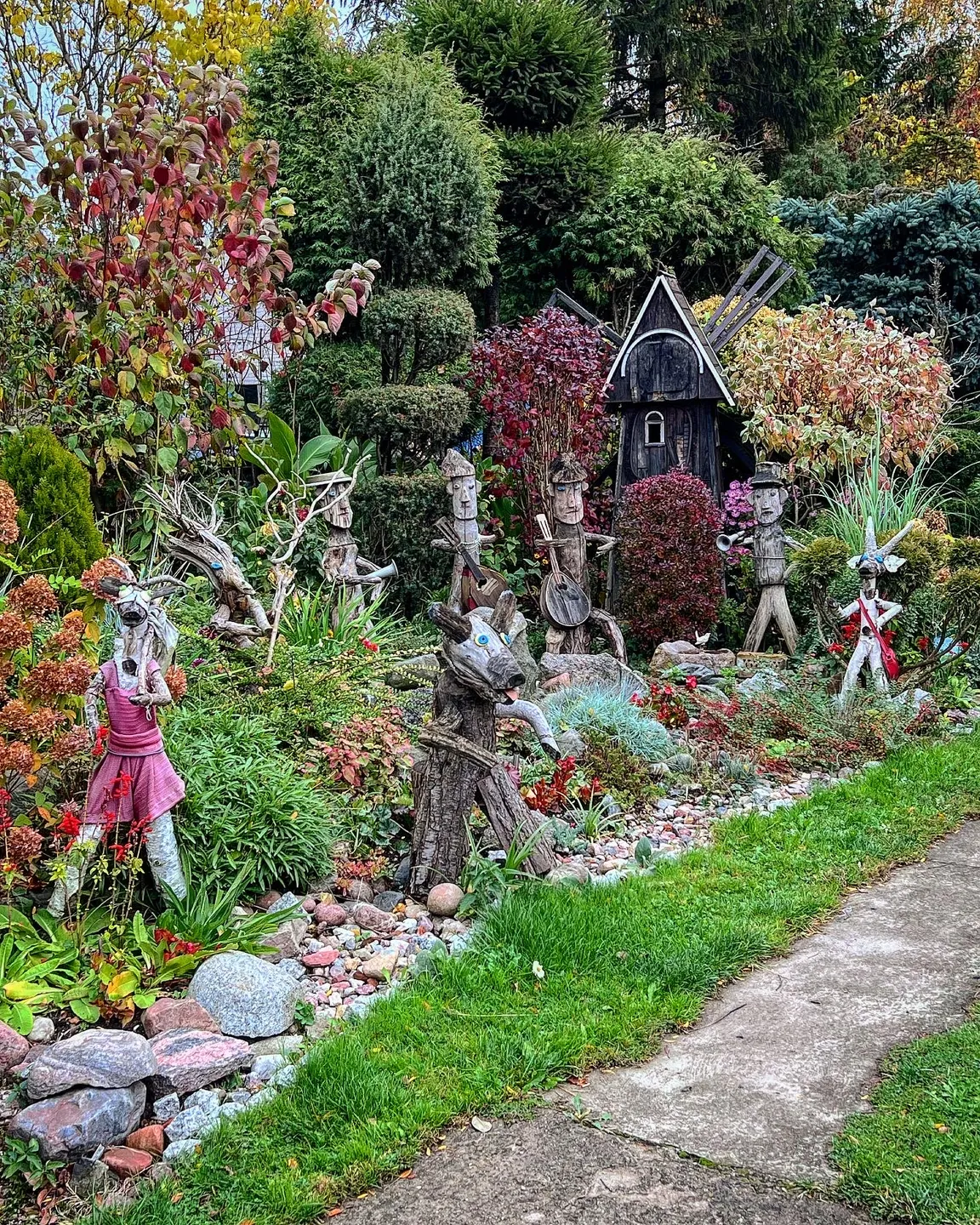 Wooden Sculptures Garden