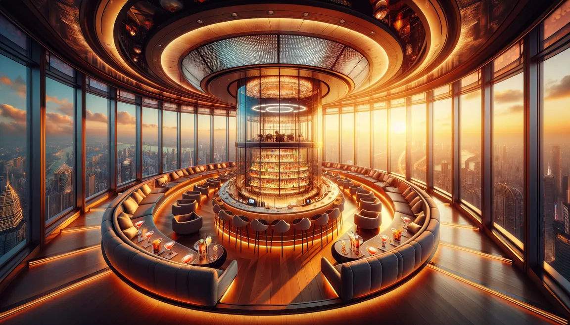 Stratos Revolving: obrotowy bar z widokiem na całe Abu Zabi