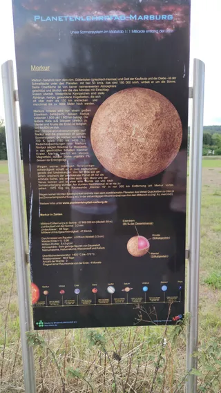 Planetenlehrpfad Marburg - Merkur