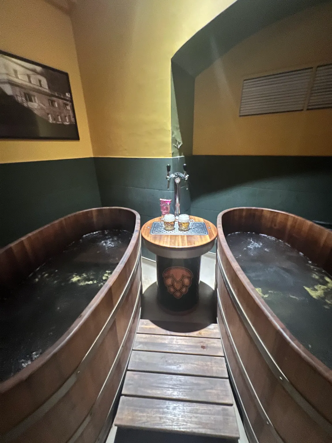 Thermal Beerspa Budapest inside Lukács Bath