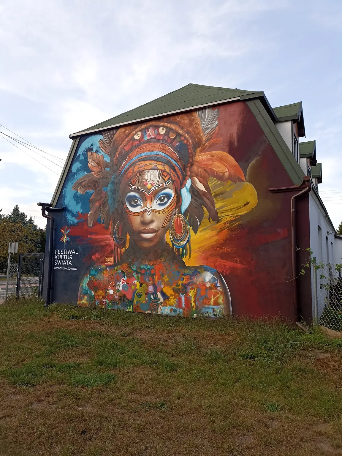 Mural "Festiwal Kultur Świata" (2023)