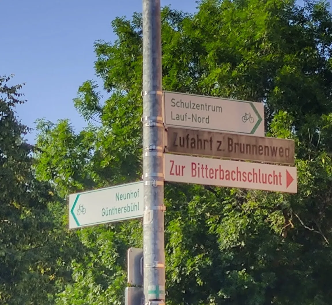 Fussweg zur Bitterbachschlucht