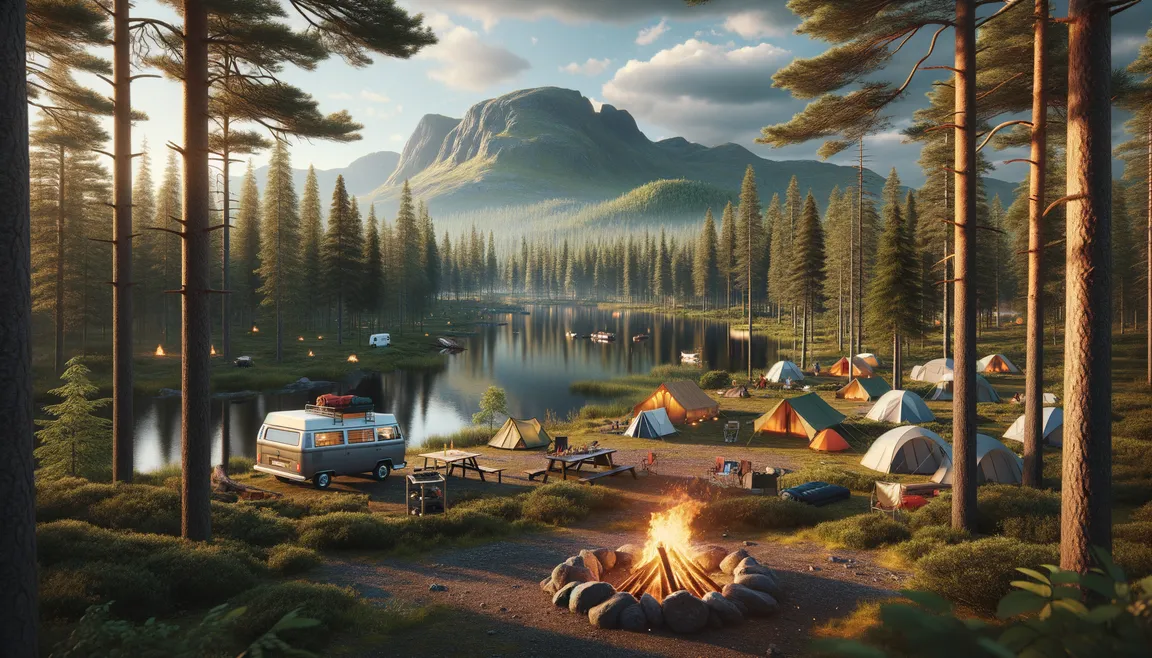 Under a tent or a camper: camping spots amidst Swedish nature