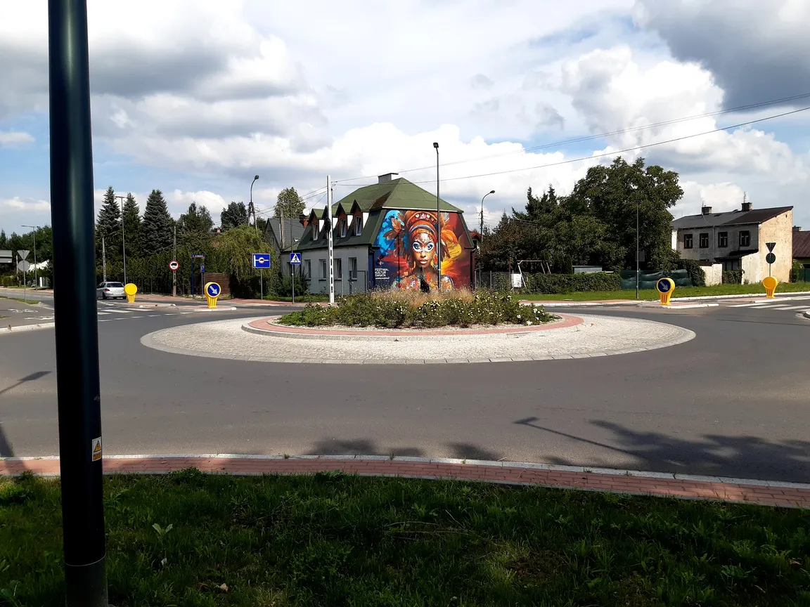Mural "Festiwal Kultur Świata" (2023)