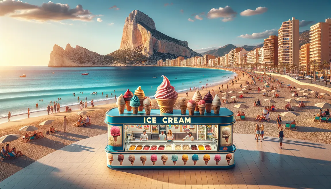 Calpe: best ice cream parlors in a seaside resort
