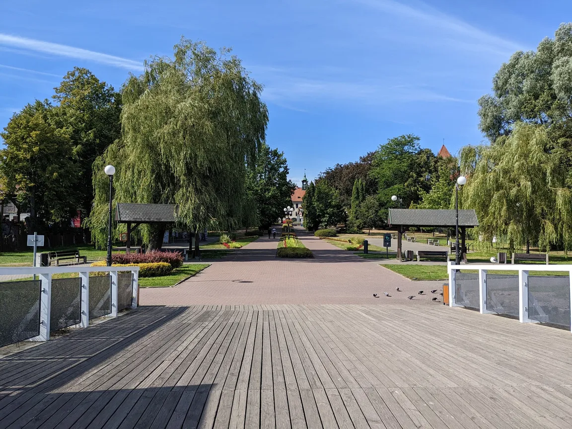 Deptak w Mrągowie
