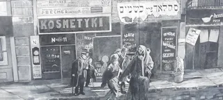 Mural "Lublinie, moje święte miasto"
