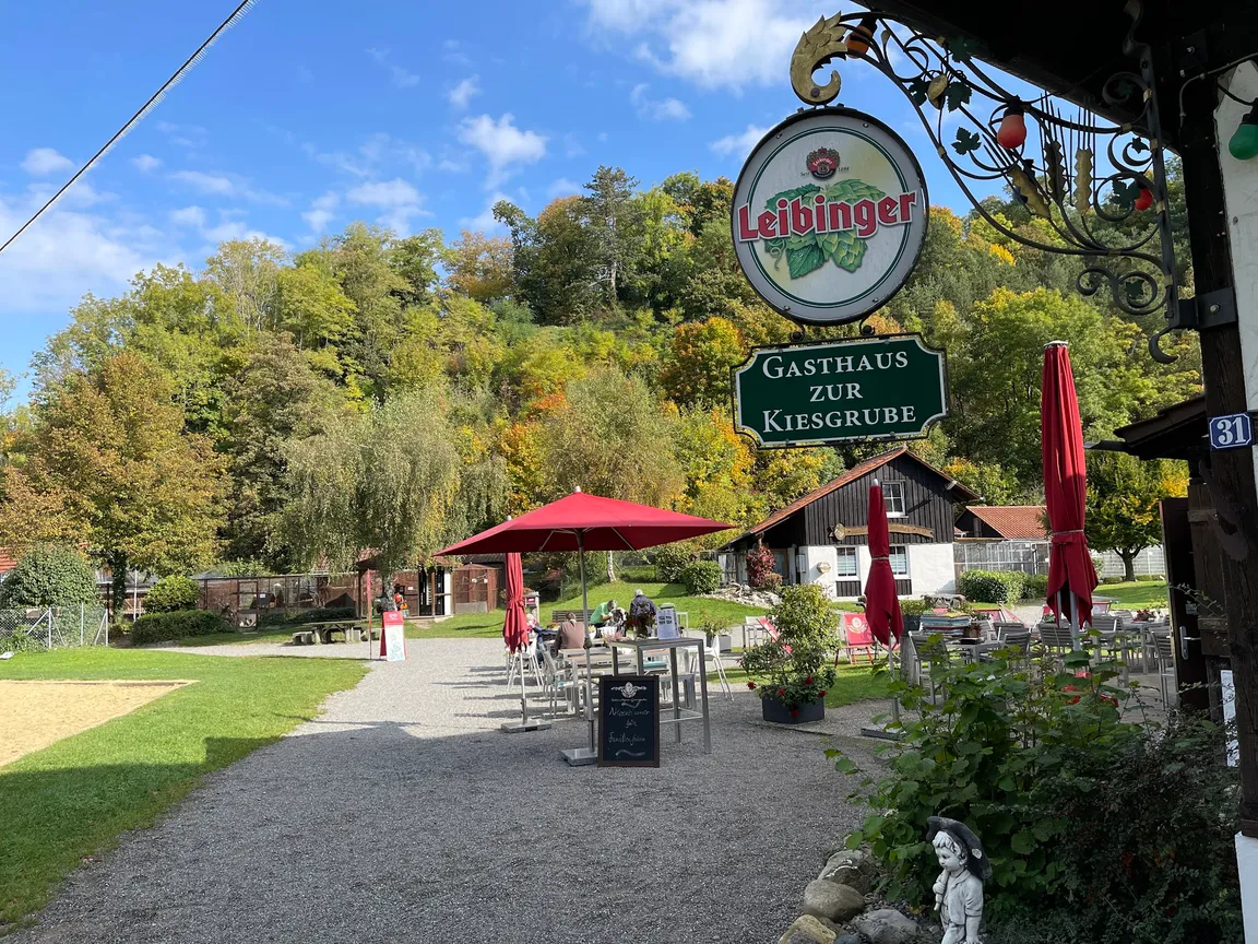 Gasthaus zur Kiesgrube, beim Kleintierzoo in Ravensburg