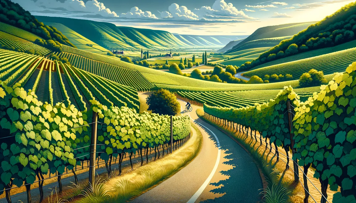 Enotourism: by bicycle through the vineyards of Alsace