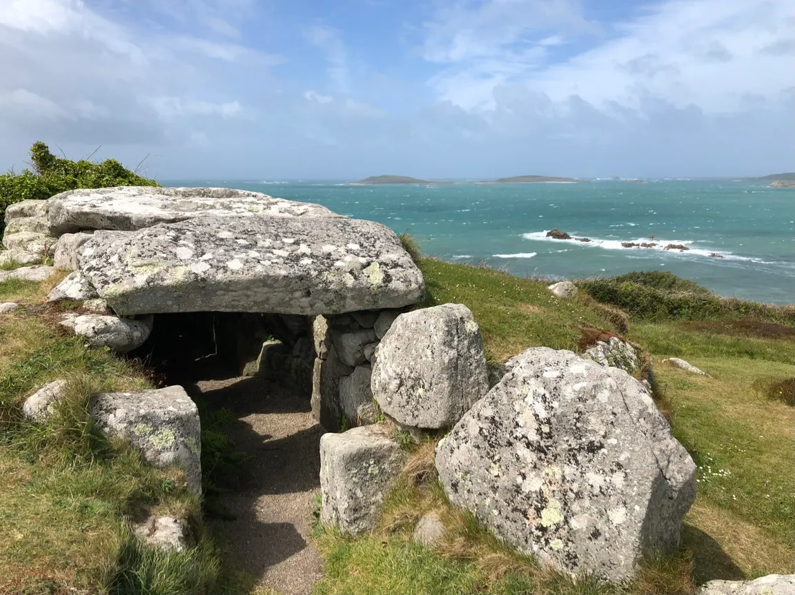 Bant's Carn Burial Chamber and Halangy Down Ancient Village