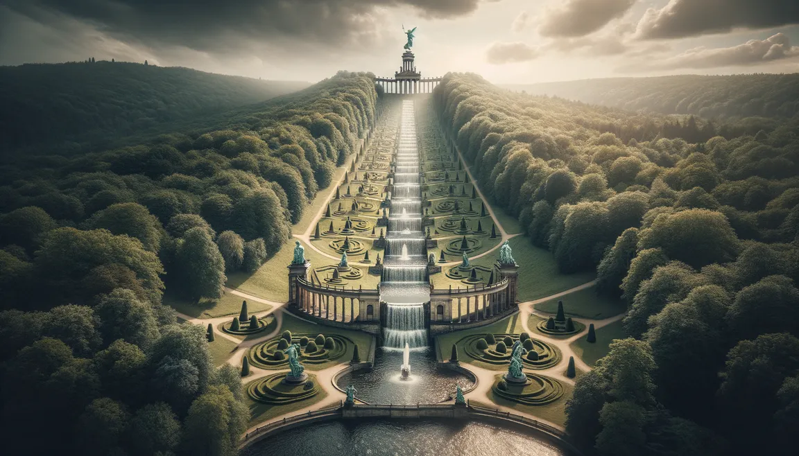 Park Wilhelmshöhe: A 17th-century set of cascading fountains and endless staircases that would give Rocky Balboa a heart attack
