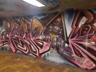 Legale Graffiti-Fläche Mainz Oberstadt