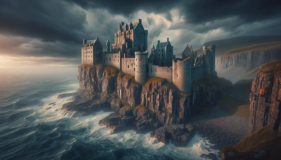 Odkryj tajemnice zamku Dunluce: ruiny z widokiem na morze