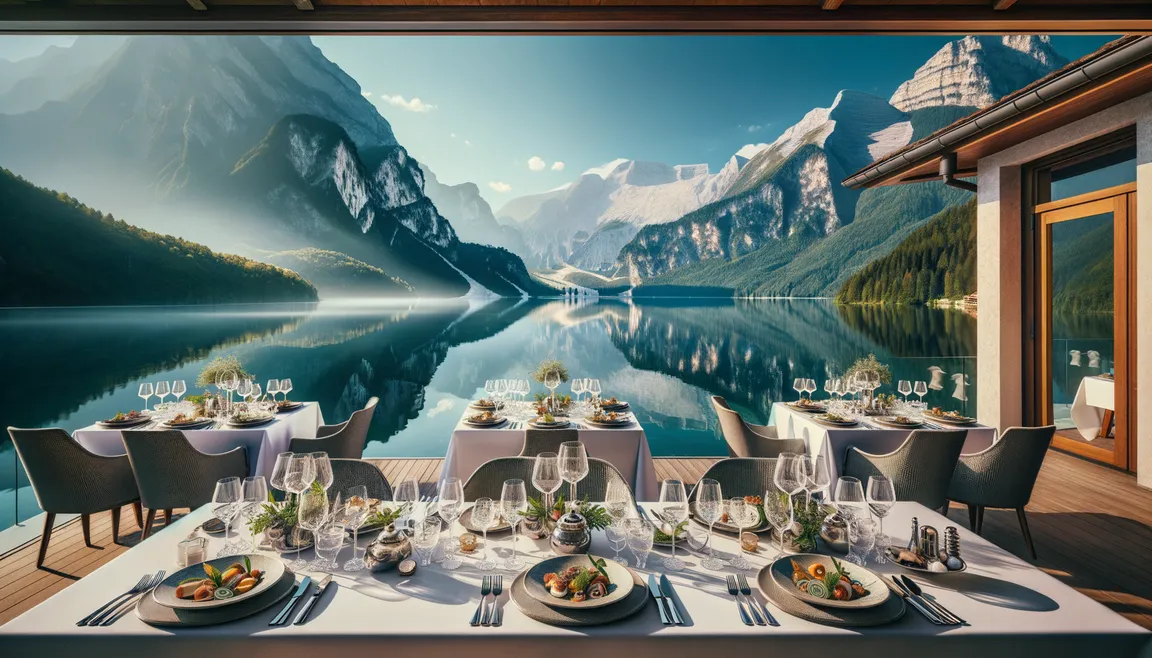 Culinary guide: exquisite restaurants with a view of Lake Forggensee