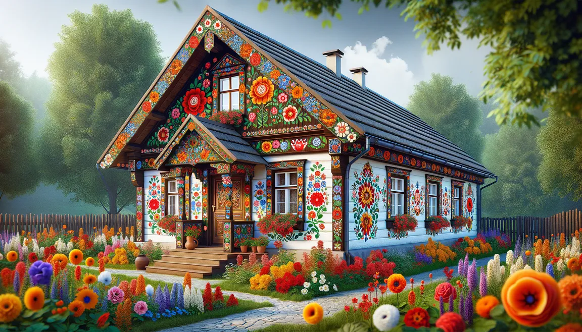 Zalipie: the world-famous colorful village in Poland