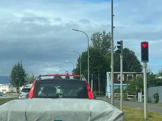 Hearts of Akureyri Traffic Light