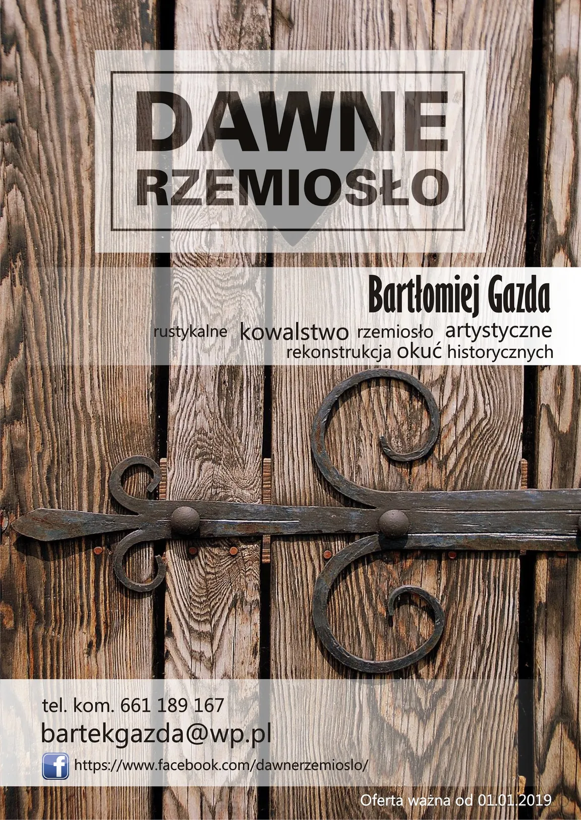 Dawne Rzemiosło Bartłomiej Gazda Kowalstwo Rustykalne stare zawiasy