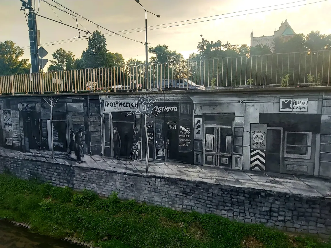Mural "Lublinie, moje święte miasto"