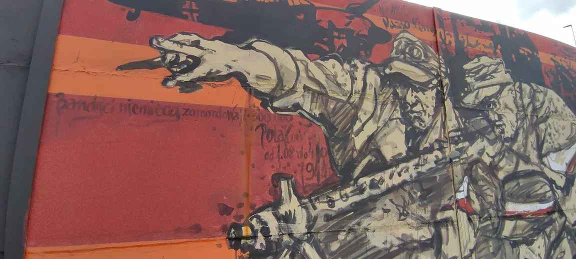 Mural - historia Polski.