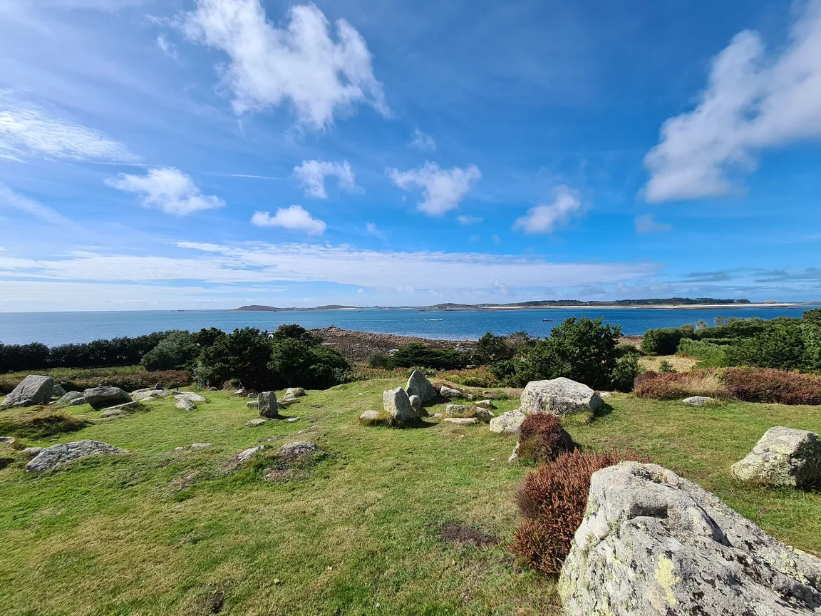Bant's Carn Burial Chamber and Halangy Down Ancient Village