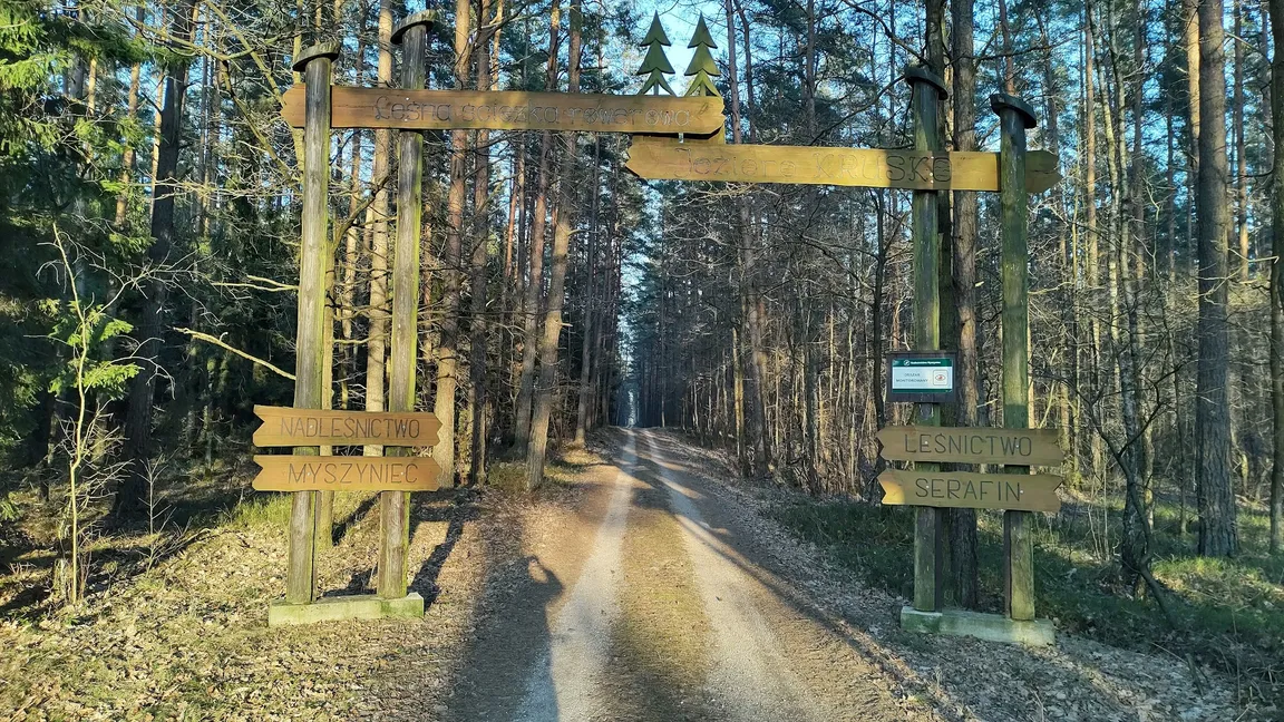 Leśna ścieżka rowerowa ,,Jezioro Krusko''