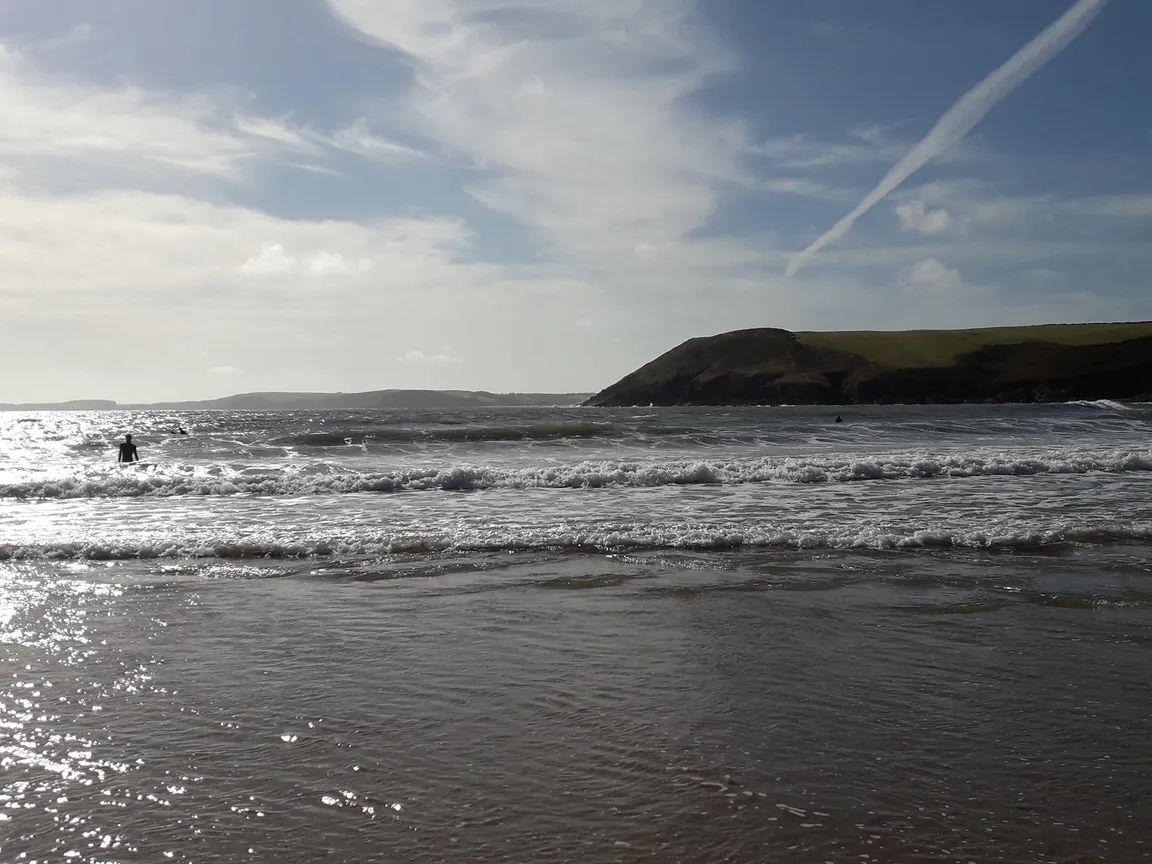 Manorbier Beach