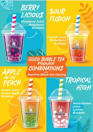 GOZO BUBBLE TEA - ALIATHON SUPERMARKET PAPHOS GEROSKIPOU