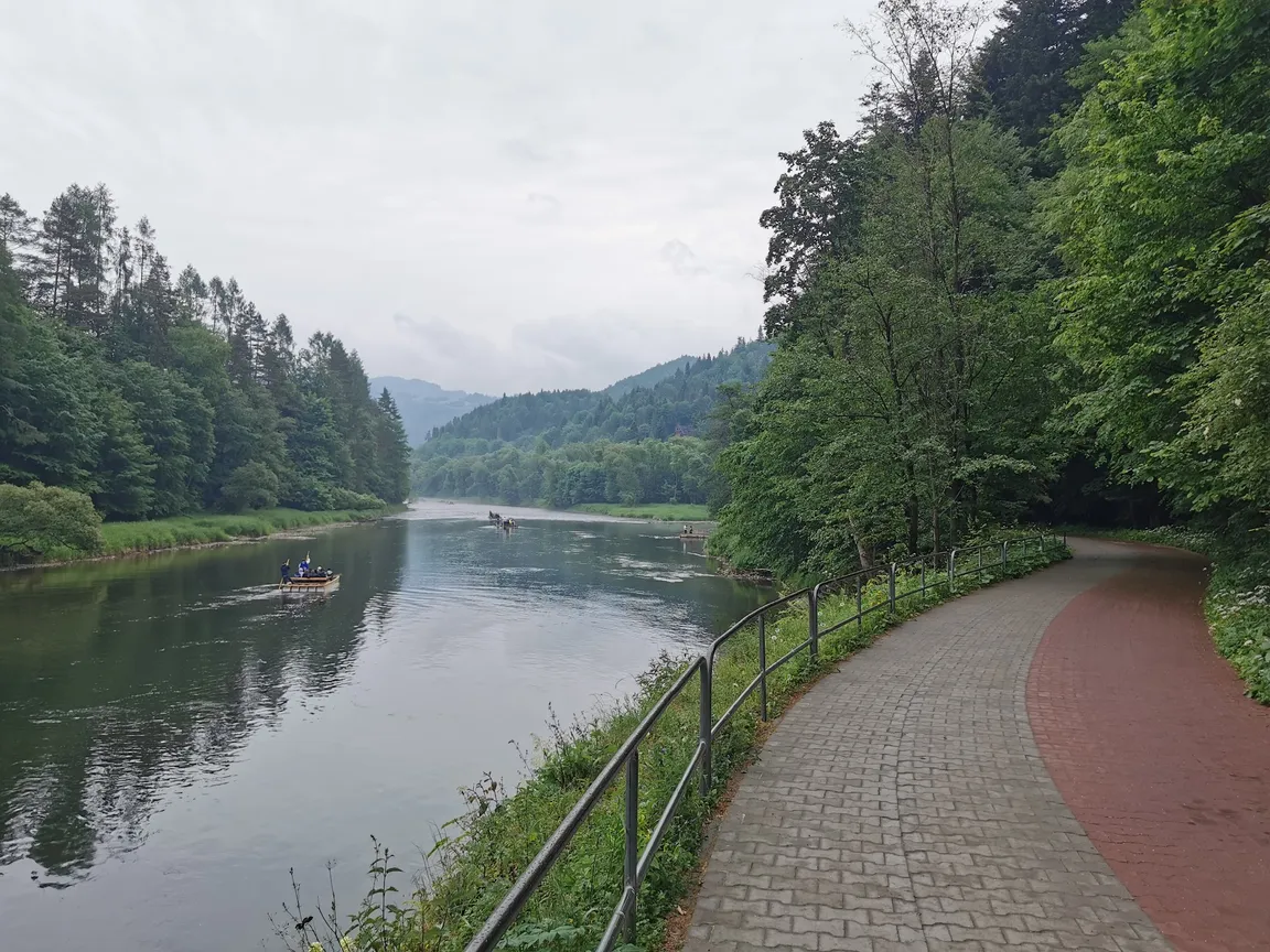 Ścieżka pieszo-rowerowa Przełomem Dunajca (Szczawnica - Czerwony Klasztor)