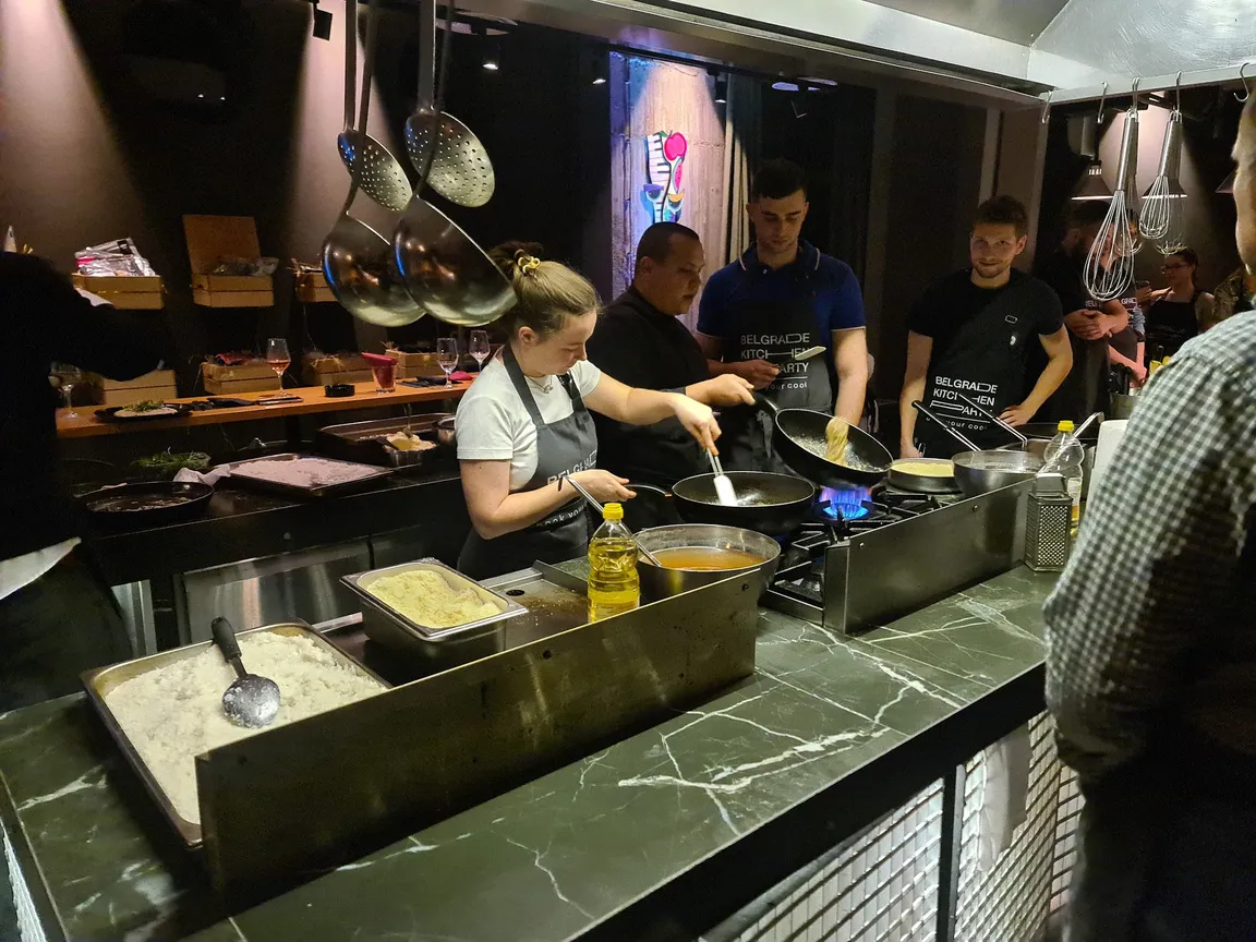 Belgrade kitchen party