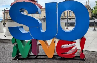 SJ letrero